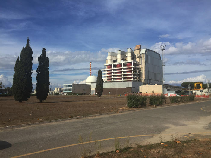 Centrale nucleare di Latina | Nuovo impianto ad aria compressa