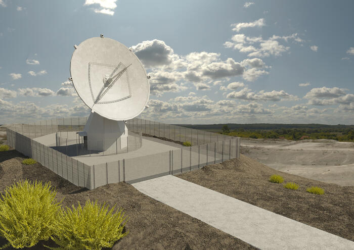 ASI | e-GEOS | Costruzione nuova Antenna VLBI